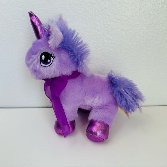 Dan Dee Purple 10 In Unicorn Plush - Picture 1 of 3